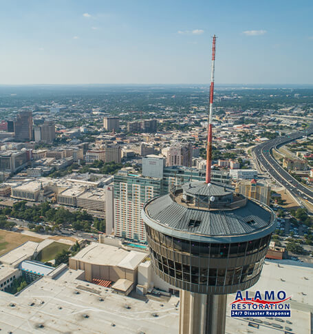 Sky View of San Antonio, Texas